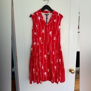 ModCloth Emily and Fin button down dress size large